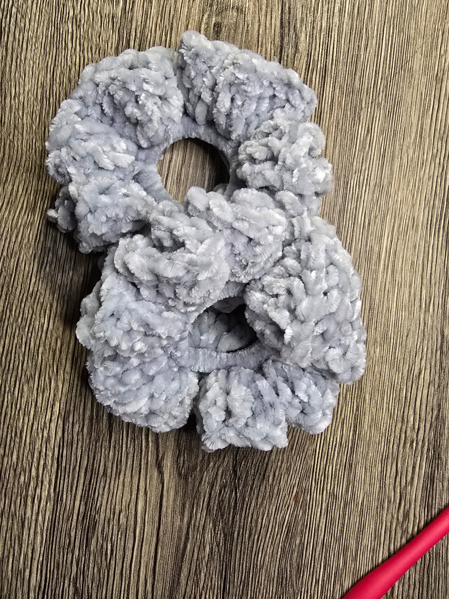 Softened Blue Scrunchie