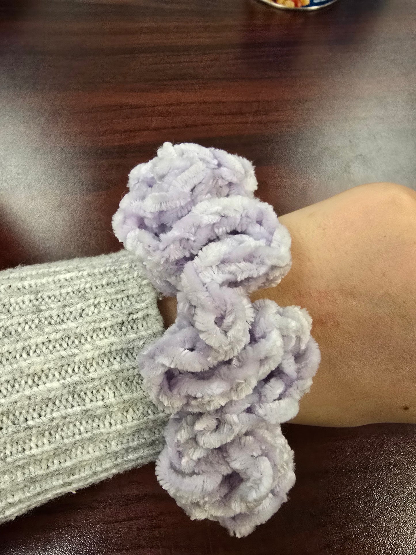 Lilac Blooms Scrunchie