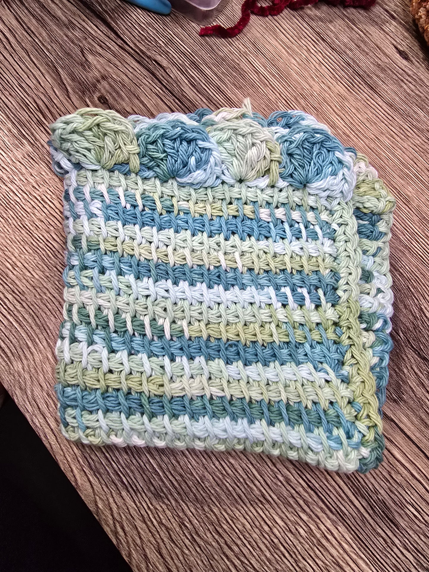 Kelp Cotton washcloth