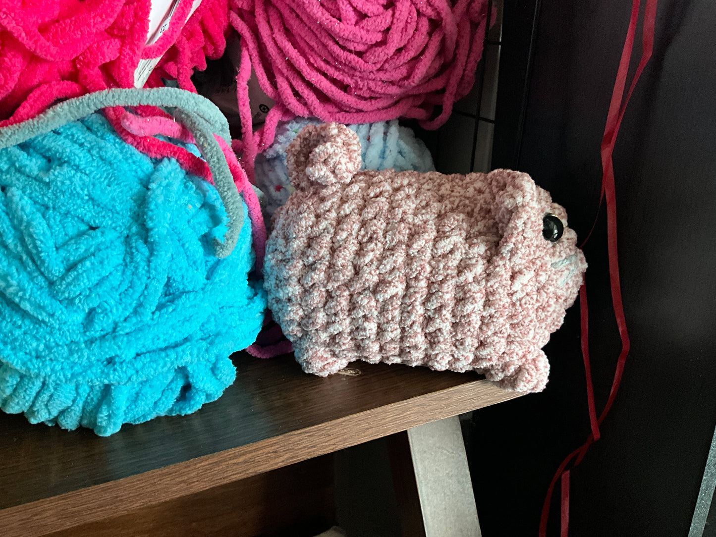 Loaf Cat plushie- red speckled