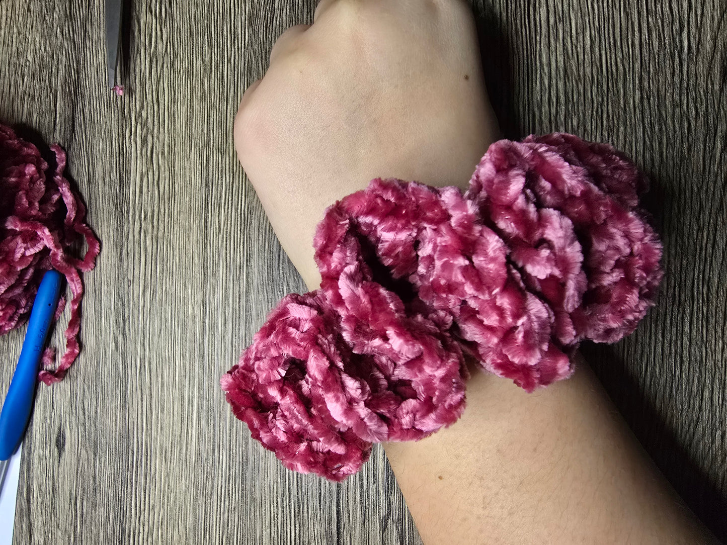 Pomegranate Scrunchie