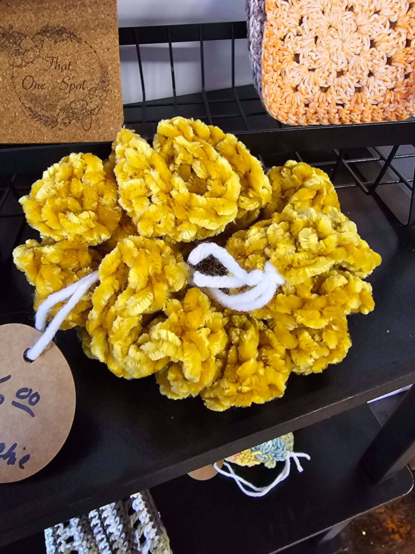 Golden Moss Scrunchie