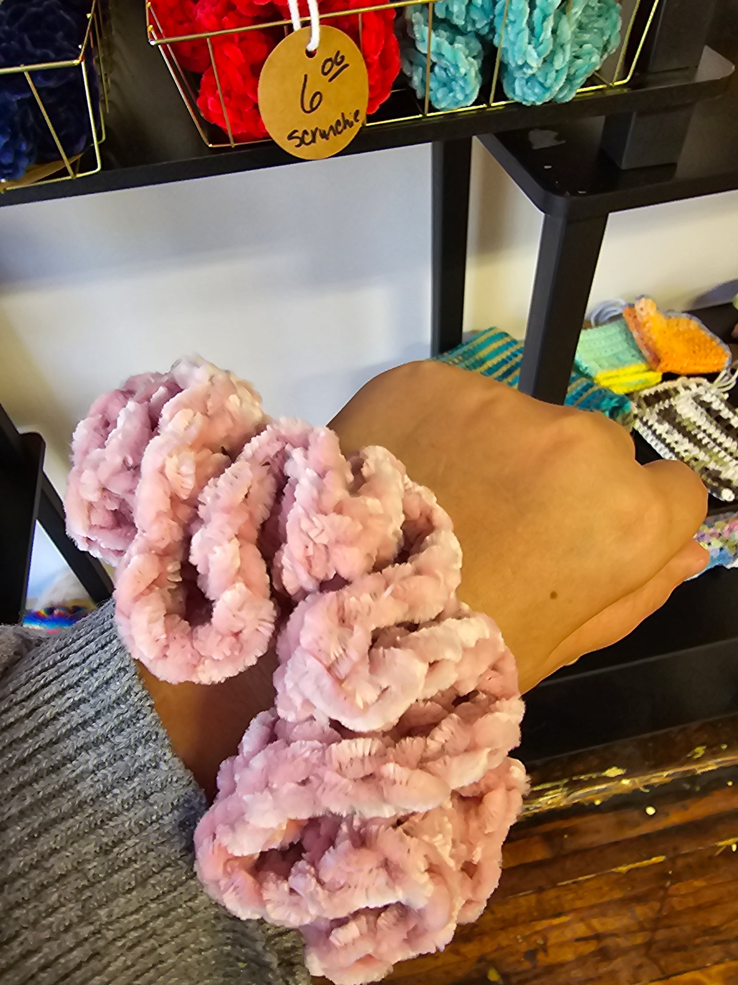 Pink Scrunchie