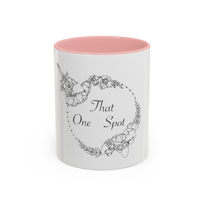 That One Spot Floral Accent Coffee Mug (11/15oz)