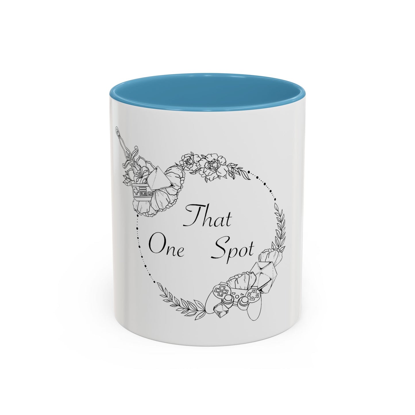 That One Spot Floral Accent Coffee Mug (11/15oz)