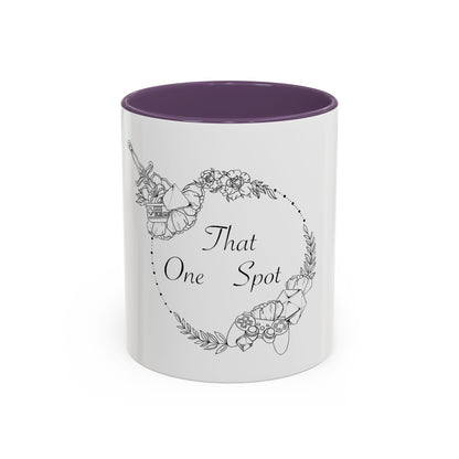 That One Spot Floral Accent Coffee Mug (11/15oz)