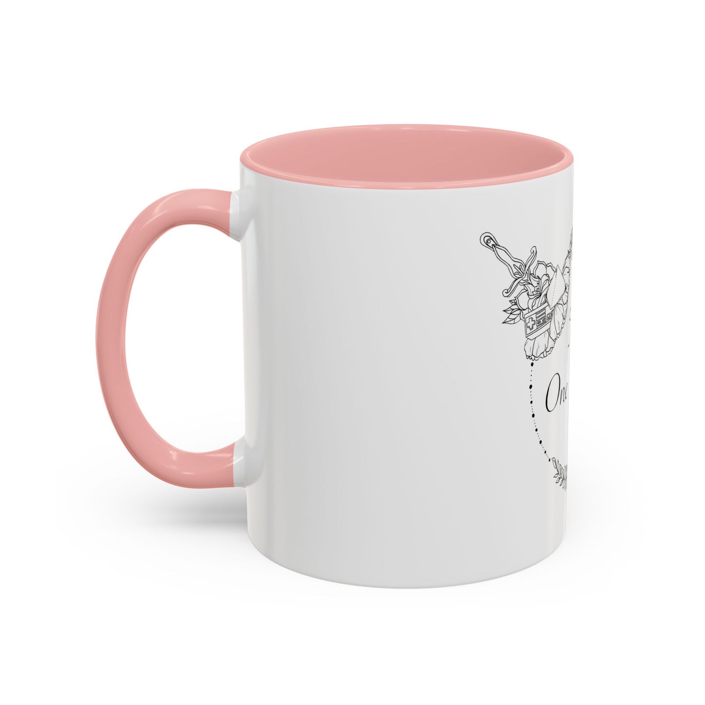 That One Spot Floral Accent Coffee Mug (11/15oz)