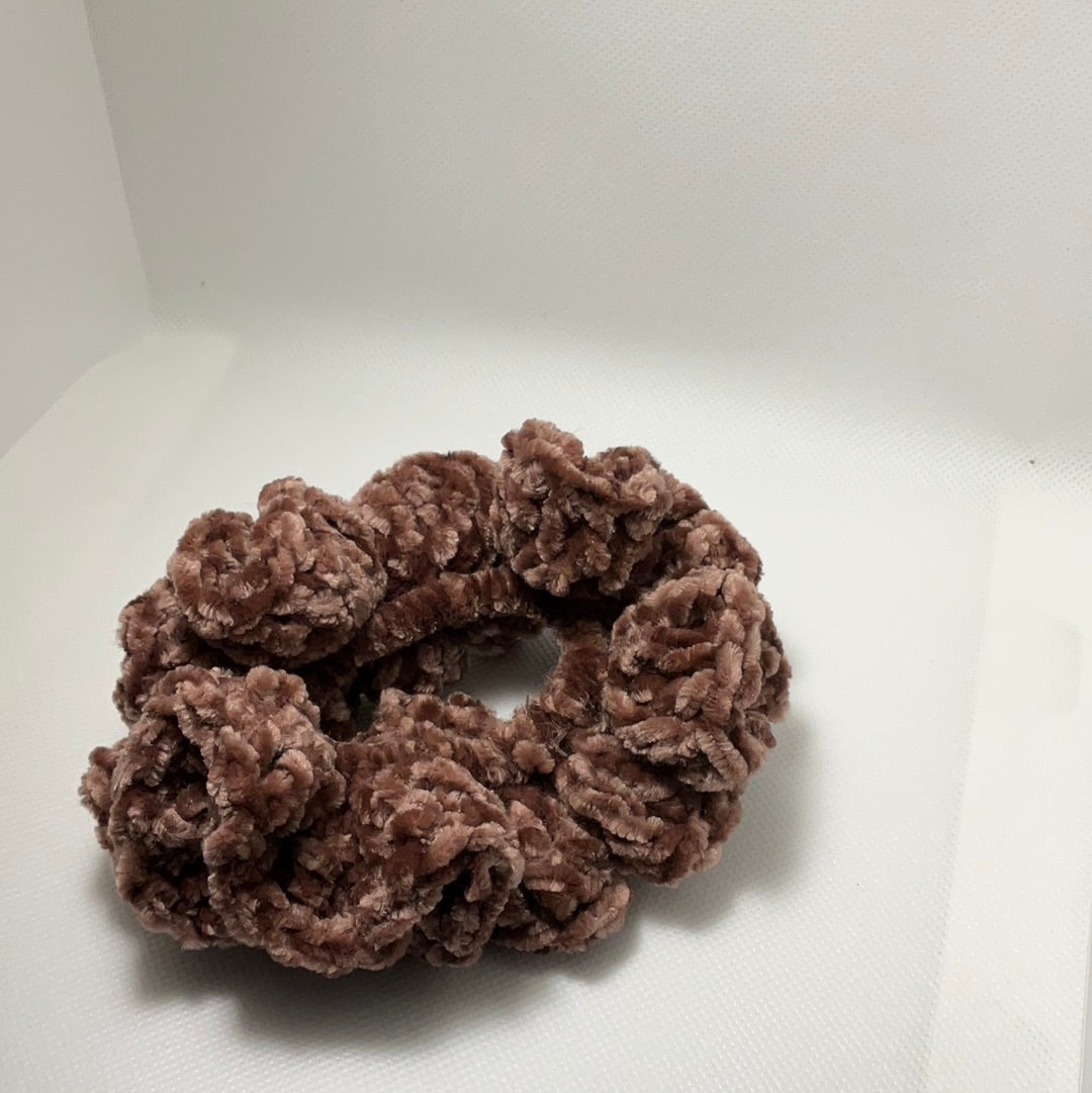 Brown Scrunchie