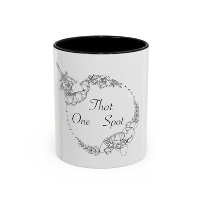 That One Spot Floral Accent Coffee Mug (11/15oz)