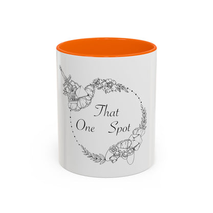 That One Spot Floral Accent Coffee Mug (11/15oz)