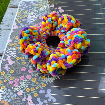 Rainbow Scrunchie