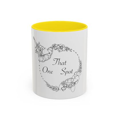 That One Spot Floral Accent Coffee Mug (11/15oz)