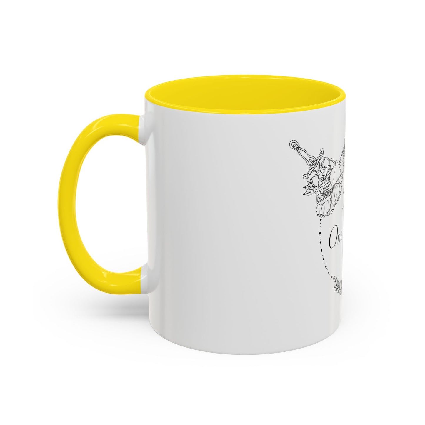 That One Spot Floral Accent Coffee Mug (11/15oz)