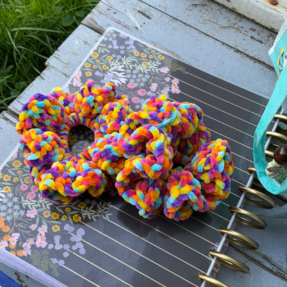 Rainbow Scrunchie