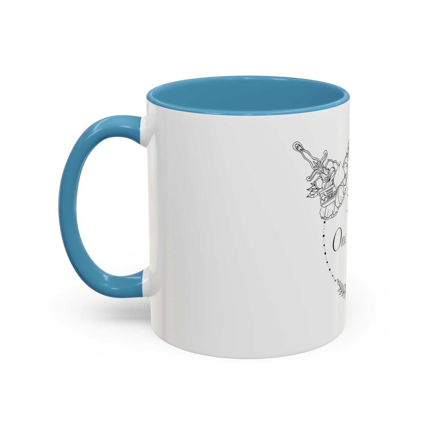 That One Spot Floral Accent Coffee Mug (11/15oz)