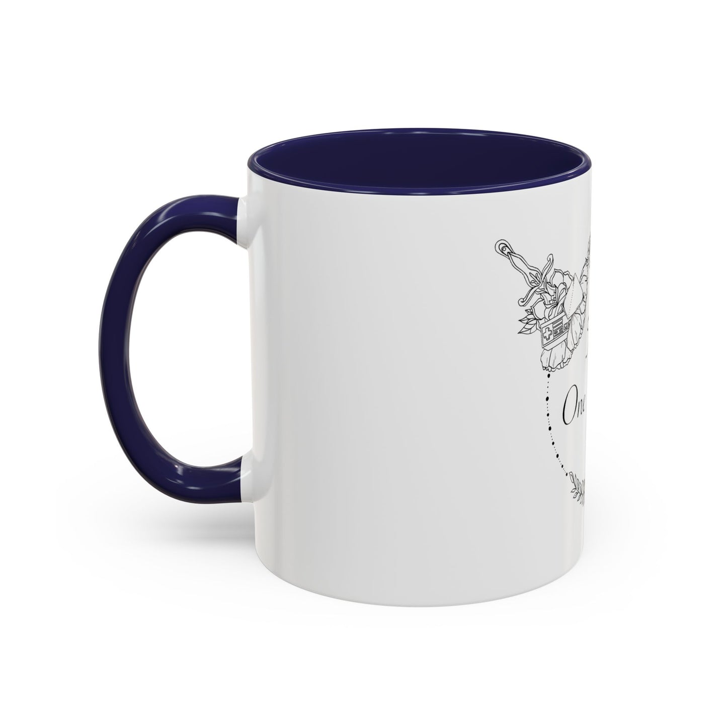 That One Spot Floral Accent Coffee Mug (11/15oz)