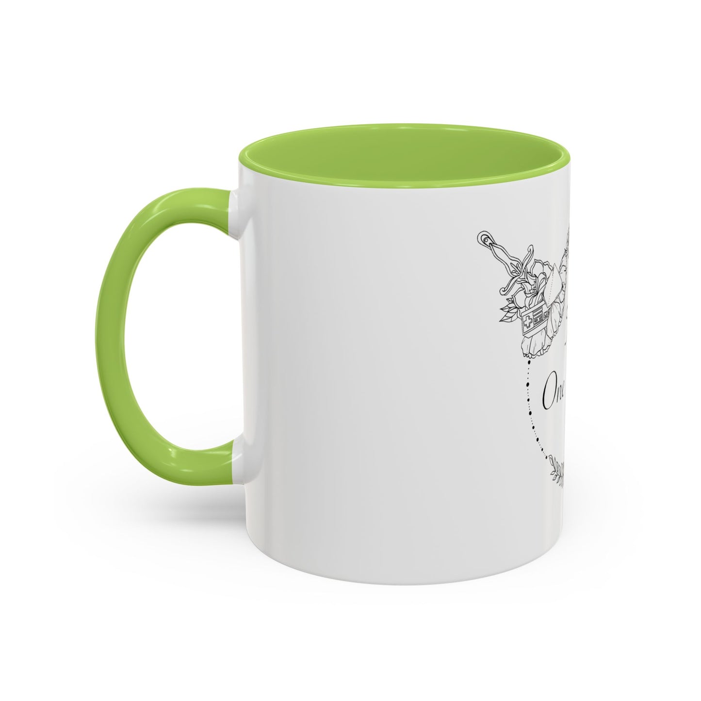 That One Spot Floral Accent Coffee Mug (11/15oz)