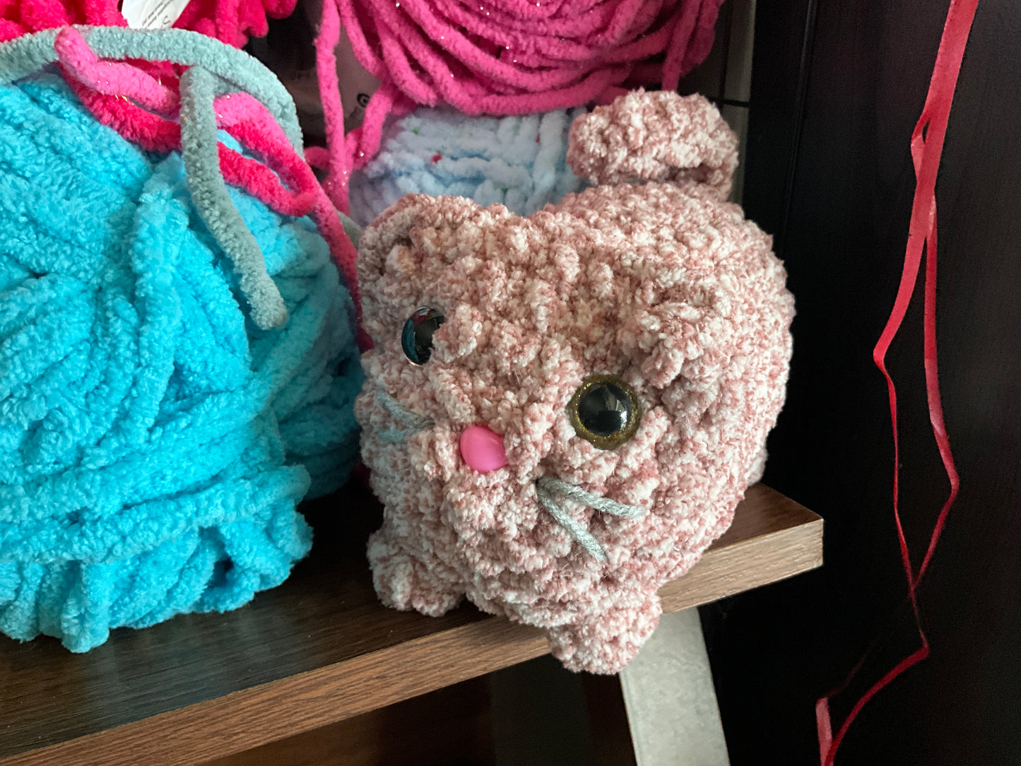 Loaf Cat plushie- red speckled